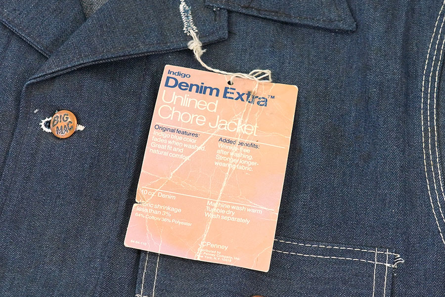 70's BIG MAC デニムカバーオール 表記(40) DEADSTOCK 70's BIG MAC デニムカバーオール 濃青 表記(40) DEAD | すべての商品