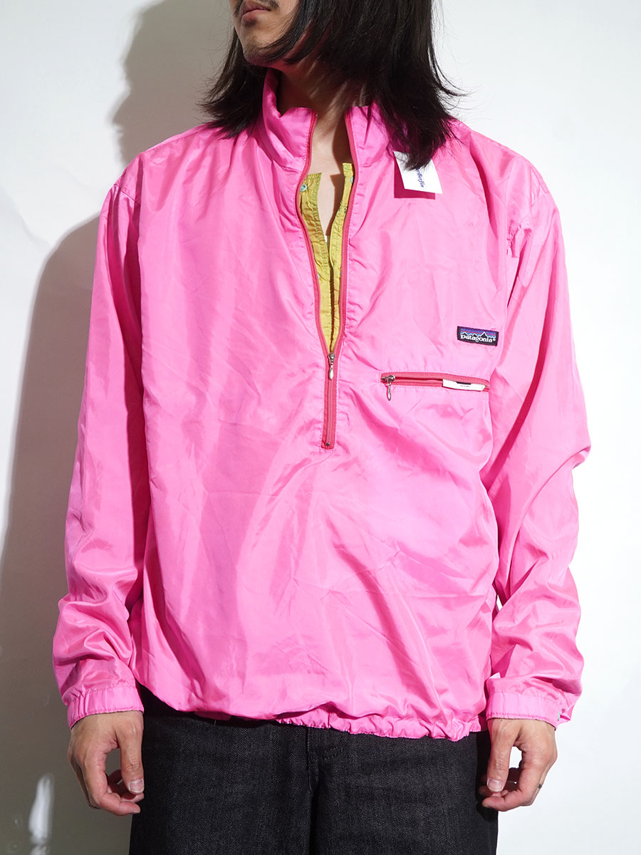 90 PATAGONIA REVERSIBLE H/Z NAYLON JACKET PINKO×GOLD OLIVE (SIZE