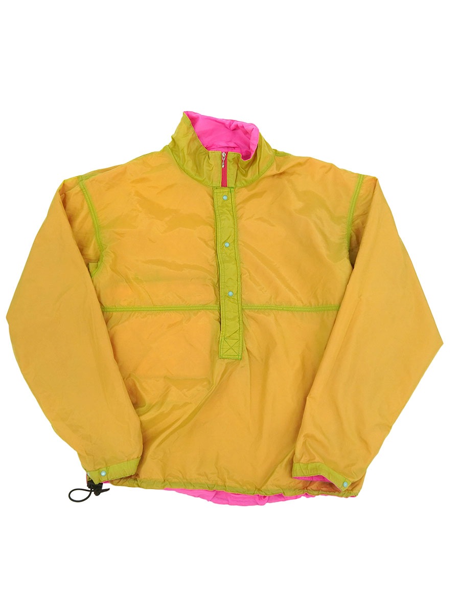 90 PATAGONIA REVERSIBLE H/Z NAYLON JACKET PINKO×GOLD OLIVE (SIZE 90 PATAGONIA REVERSIBLE H/Z NAYLON JACKET PINKO×GOLD OLIVE (SIZE