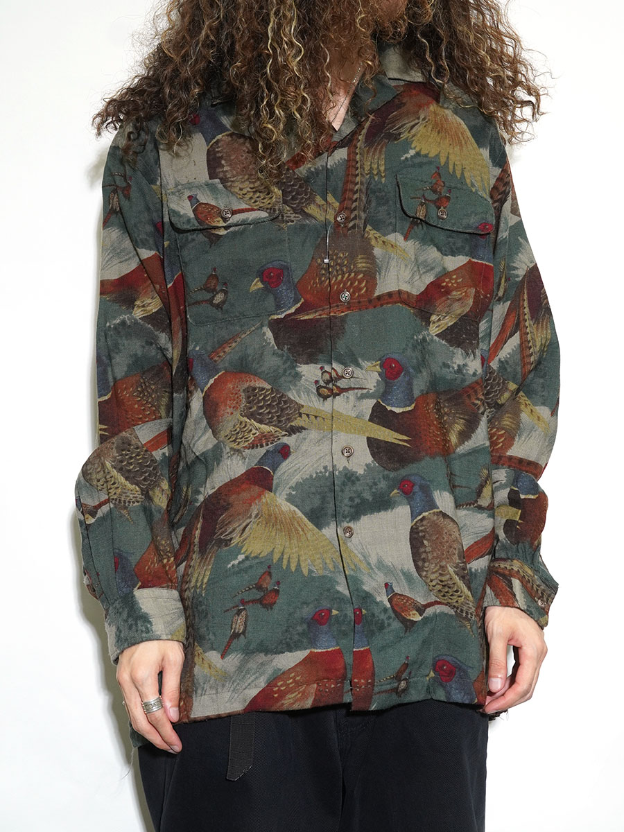 希少 USA製 Polo by Ralph Lauren 鳥柄シャツ XL 【公式通販】