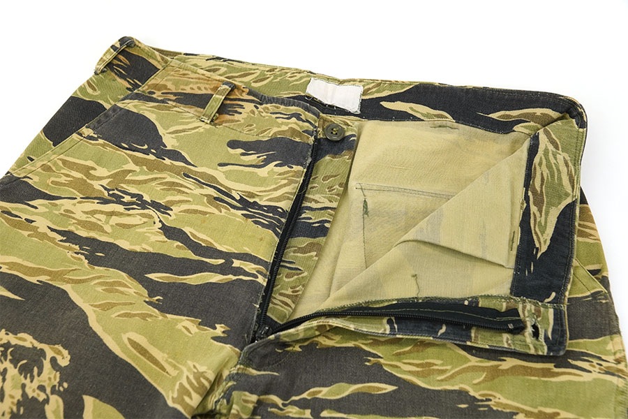 60's～ タイガーストライプ カーゴパンツ 実寸(34x28位) | NEW ITEM