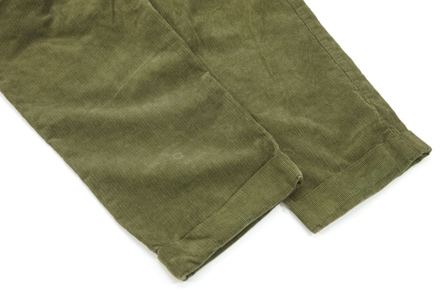 RALPH LAUREN 2TUCK CORDUROY PANTS KHAKI (SIZE.W34 L32) | NEW ITEM