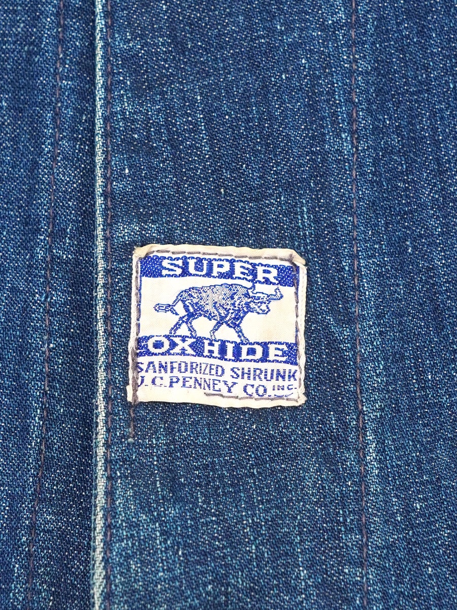40'S SUPER OX HIDE DENIM CHORE JACKET (APPROX.42) | NEW ITEM