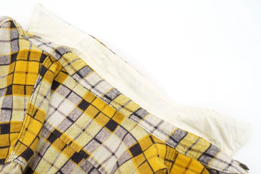 60s WASHINGTON DEE CEE フランネル 好配色 60's WASHINGTON DEE CEE プリントフランネルシャツ 実寸(16位) レア