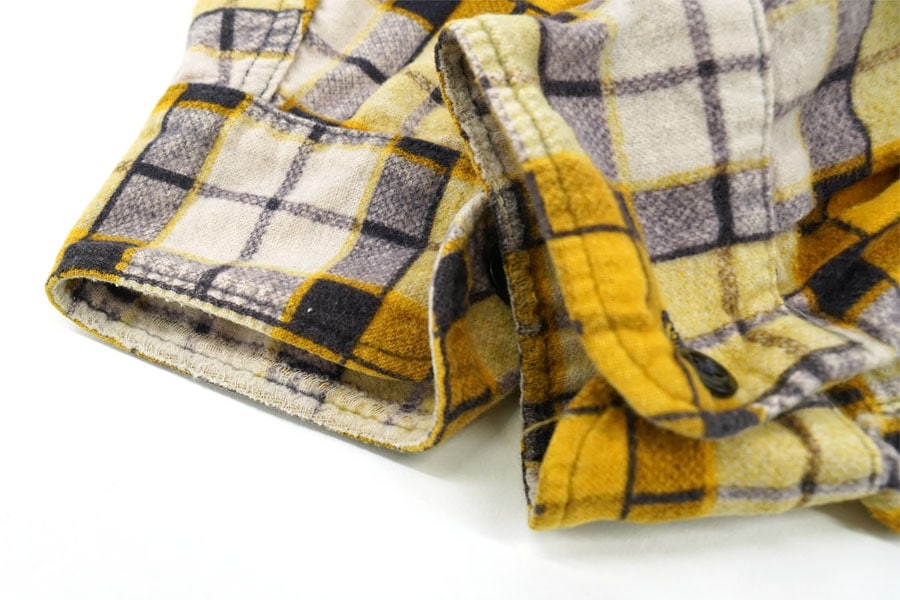 60's WASHINGTON DEE CEE プリントフランネルシャツ 実寸(16位) レア