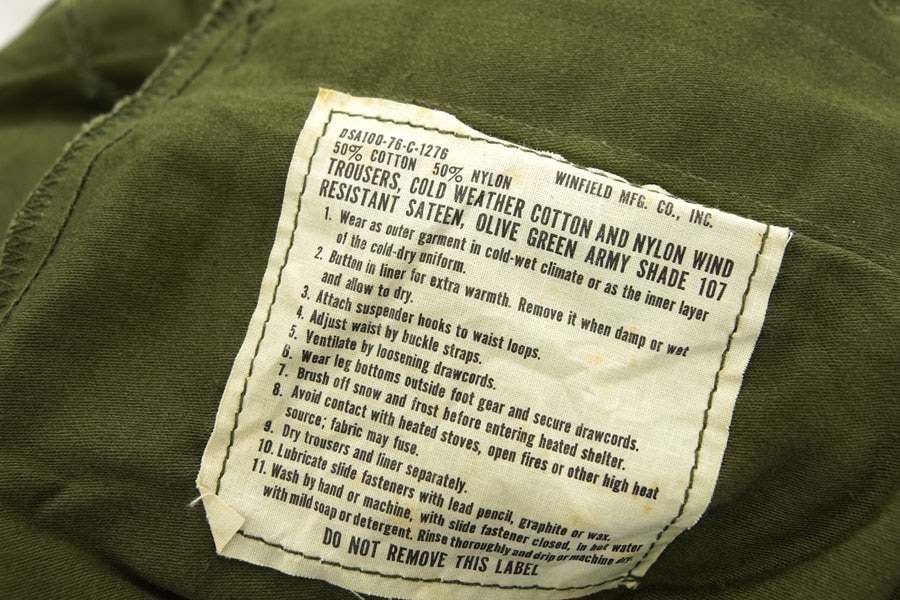 76's U.S.ARMY M-65 フィールドパンツ 表記(SMALL SHORT) DEAD | SOLD