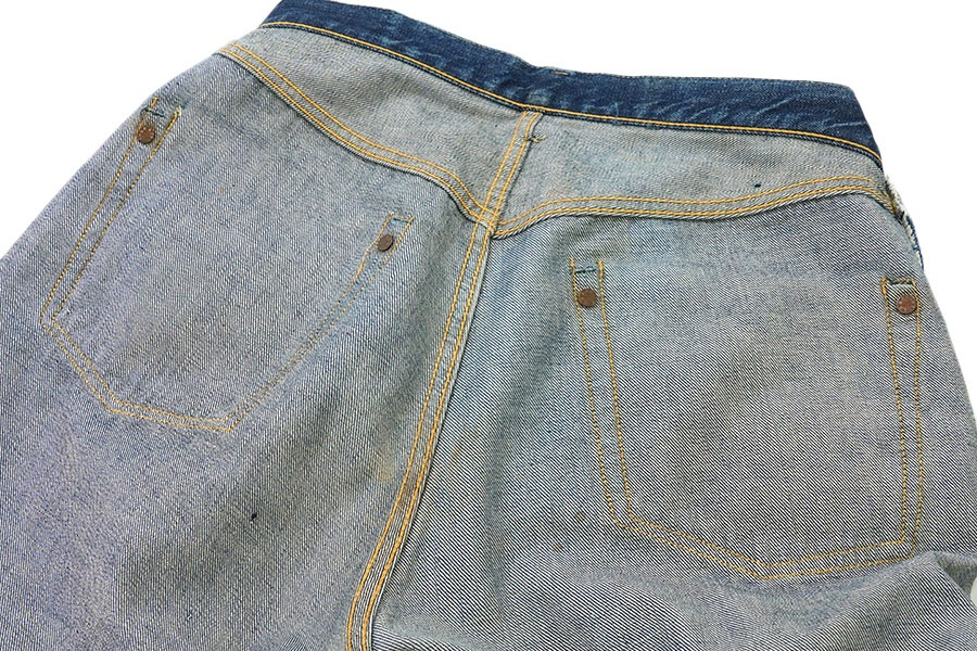 50's LEVI'S 501XX デニムパンツ ヒゲ・ ハチノス！ 実寸(W31 L31位