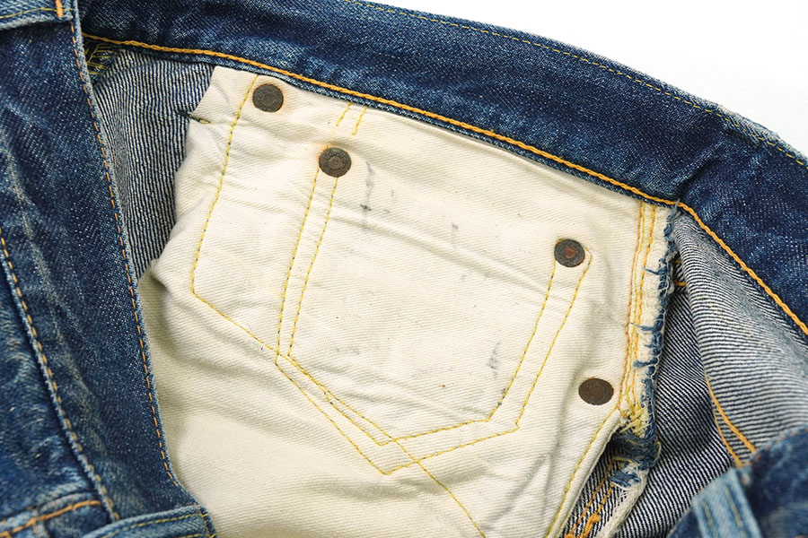 50's LEVI'S 501XX デニムパンツ ヒゲ・ ハチノス！ 実寸(W31 L31位)