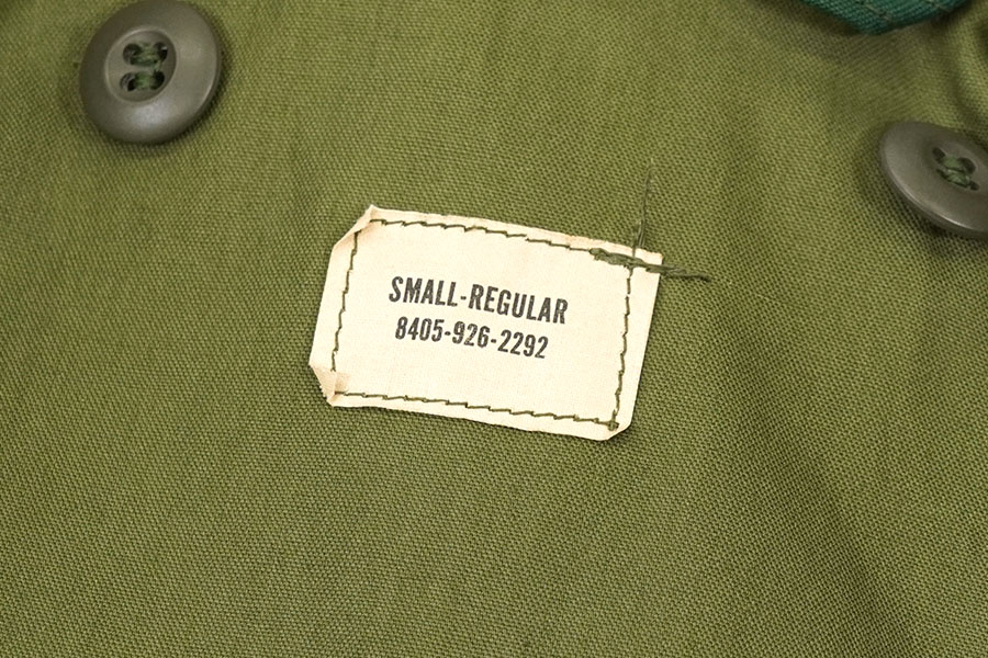 60's U.S.ARMY M-51タイプ アグレッサー フィールドジャケット 表記