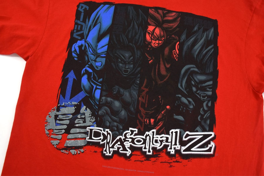 00's DRAGON BALL Z 両面袖プリント ロングスリーブTシャツ
