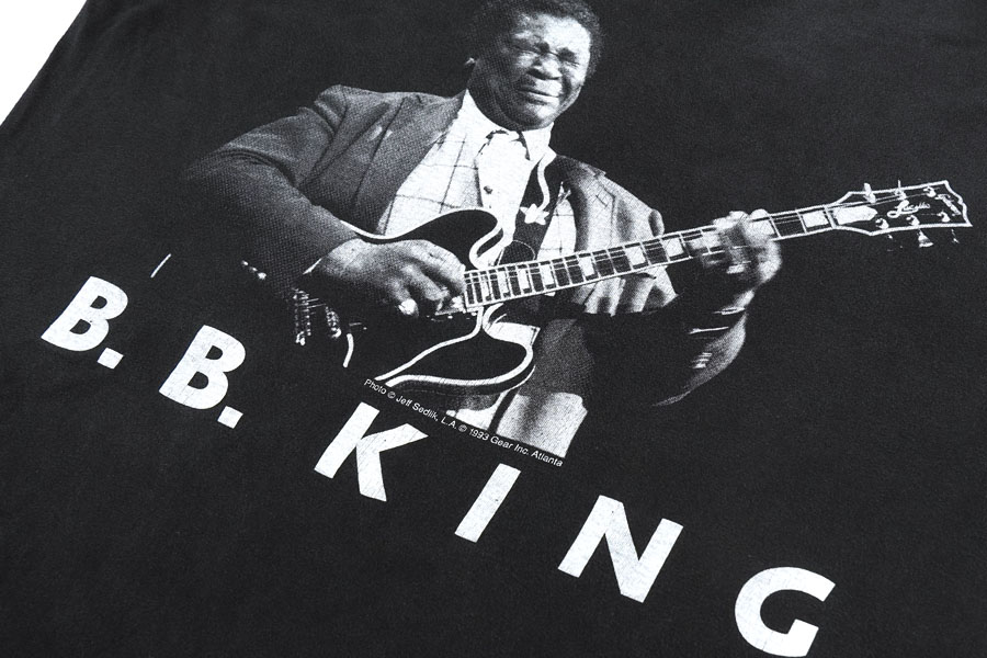 BB king , King of the Blues 1993 Tシャツ XL 90's B.B. King “King of the Blues“ World Tour Tシャツ