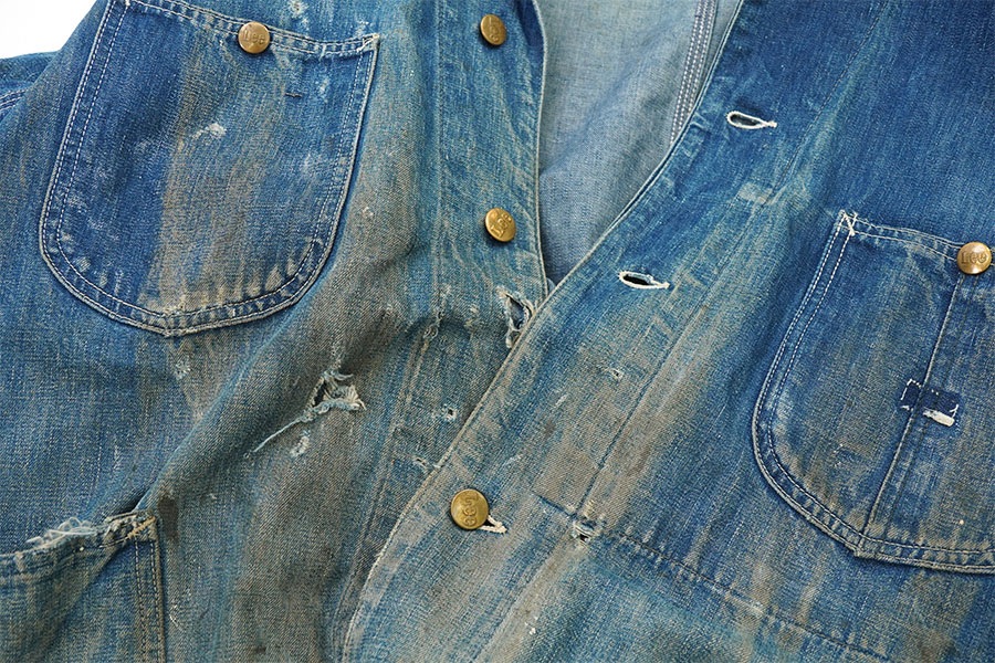 60's～ Lee 91-J デニムカバーオール 襤褸 渋雰囲気 表記(46) | SOLD