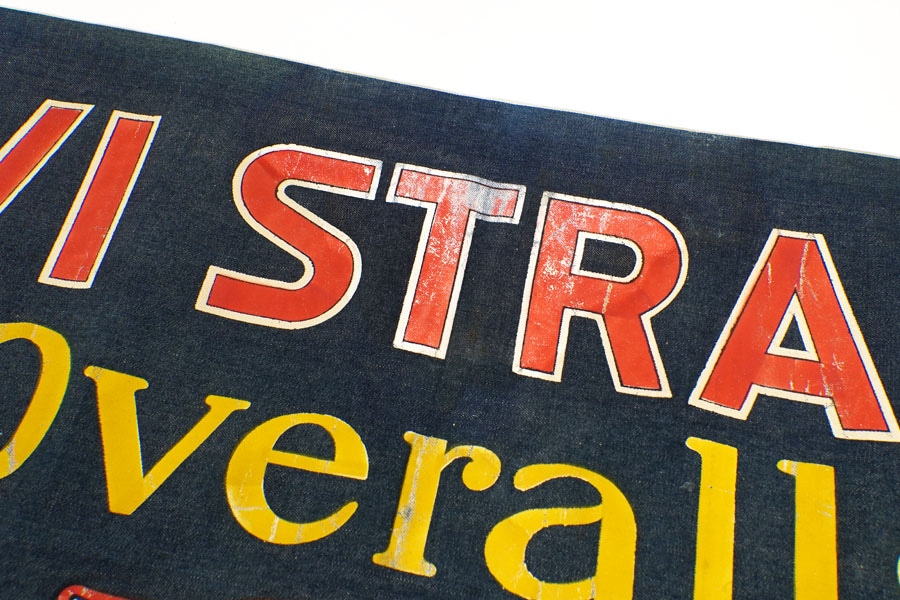 1920's～ Levi's ADVERTISING DENIM BANNER 1st
