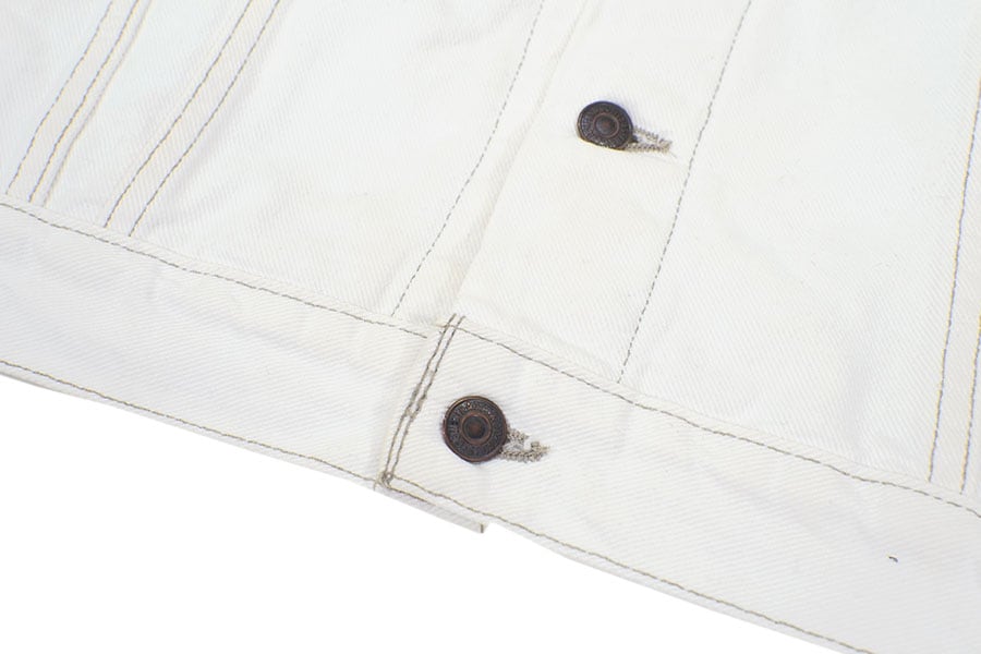 90's Levi's 70507 デニムジャケット 4ポケット ホワイト 表記(L