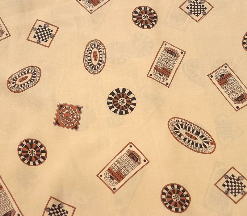1960s GAME SHIRT , Size M