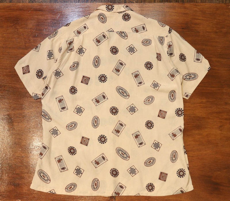 1960s GAME SHIRT , Size M