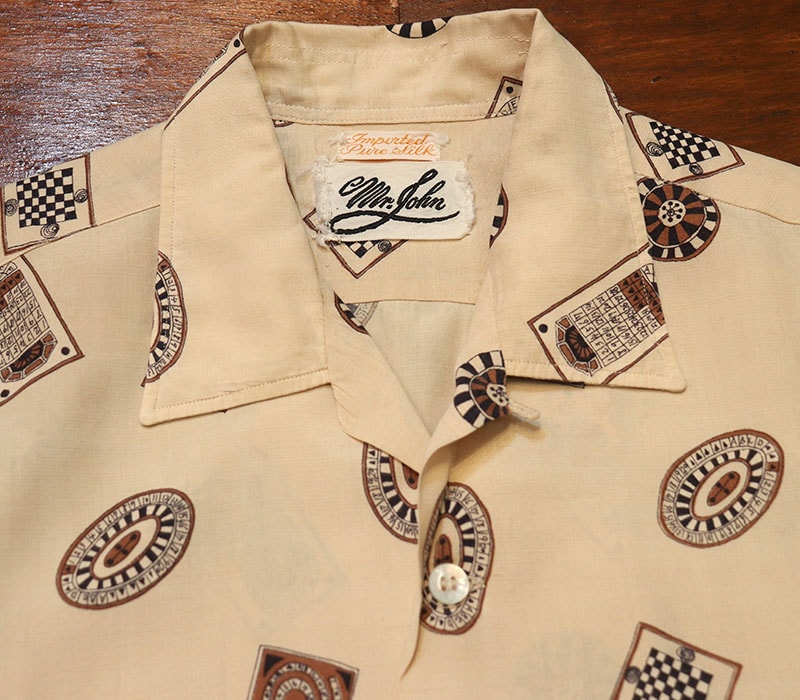 1960s GAME SHIRT , Size M
