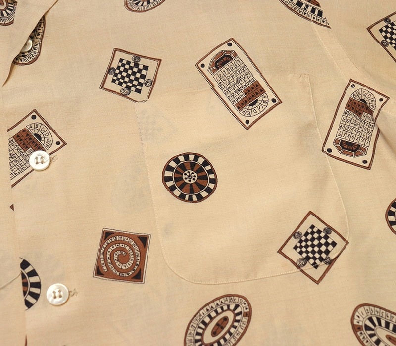 1960s GAME SHIRT , Size M