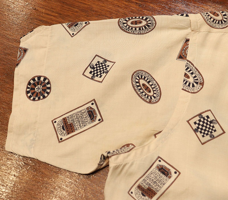 1960s GAME SHIRT , Size M