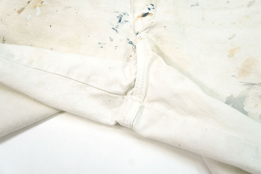 00'S～ DICKIES×PPG PAINTS COTTON PAINTER SHORTS PAINT！(APPROX.W38)