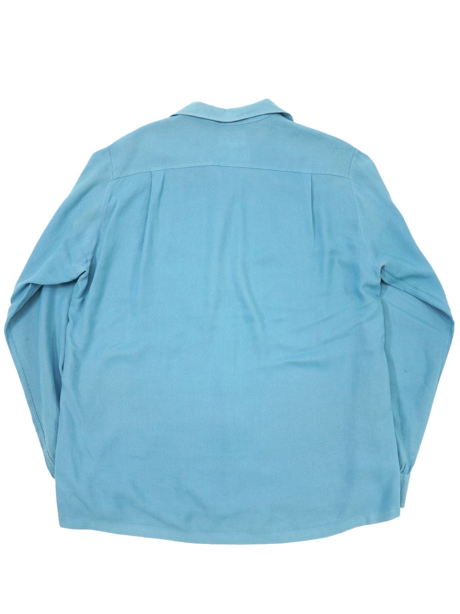 60'S CRANBROOK L/S LOOP COLLAR SHIRT BLUE (SIZE.MEDIUM) | NEW ITEM