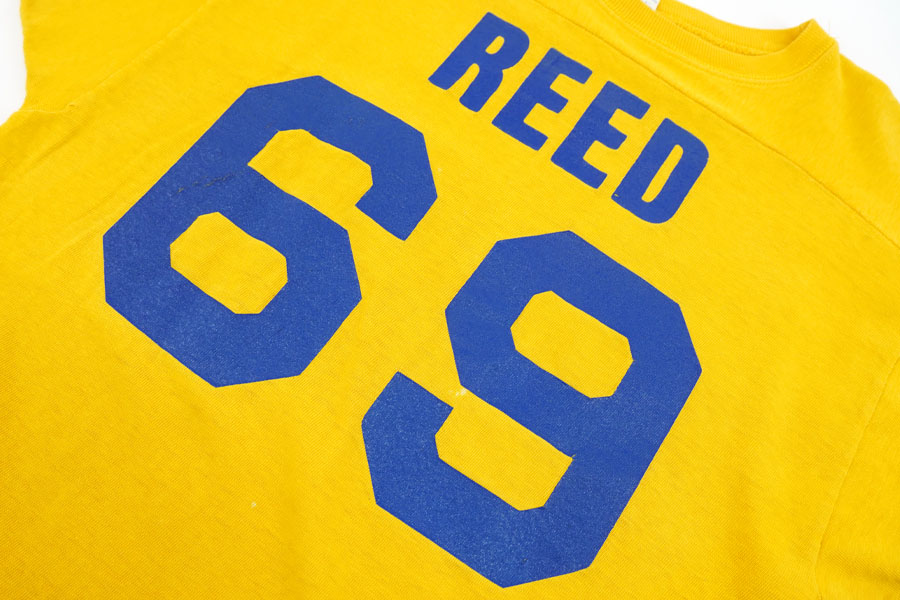 70's バータグ チャンピオン ''REED'' 両面ナンバリング フットボールT