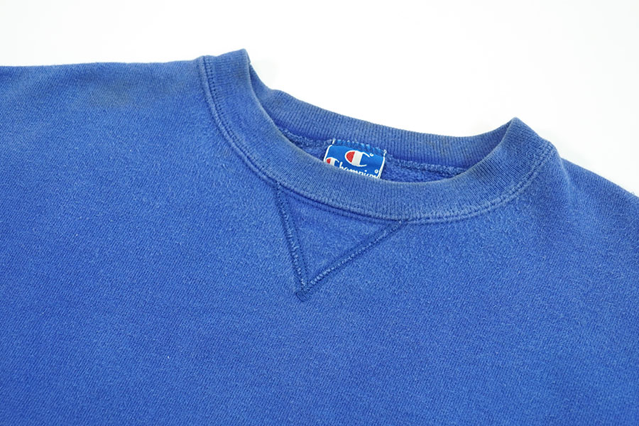 90's チャンピオン 前V スウェット ロイヤルブルー 表記(XXL) USA製