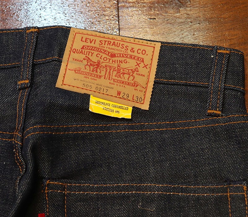 1970s DEAD STOCK Levis 505 SINGLE , Size W29 L30