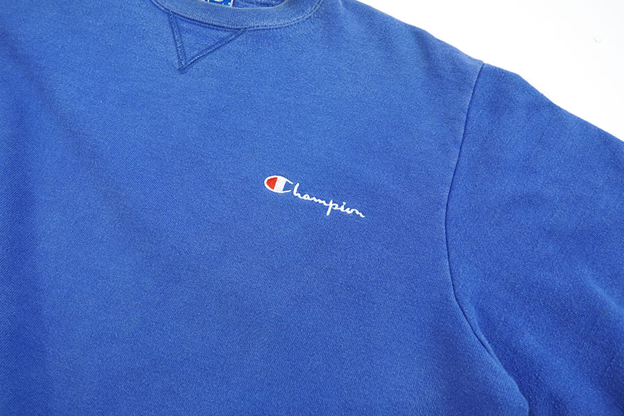 90's チャンピオン 前V スウェット ロイヤルブルー 表記(XXL) USA製