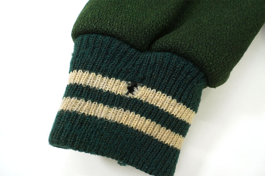 60's THE STANDARD PENNANT ''CORRY KEY CLUB'' 襟付き バーシティジャケット グリーン 実寸(M位）