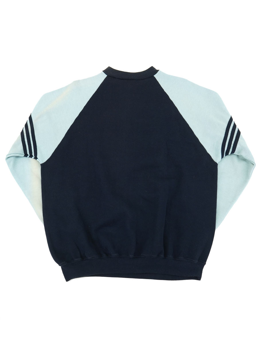 70's RUSSELL 金タグ 前V ラグラン2トーン 無地スウェット 表記(L) 袖