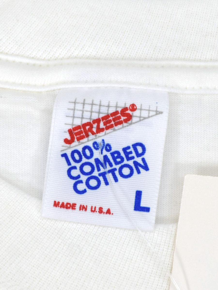 90's JERZEES サルバドール・ダリ ''幻覚剤的闘牛士'' アートTシャツ ホワイト 表記(L) USA製 DEAD