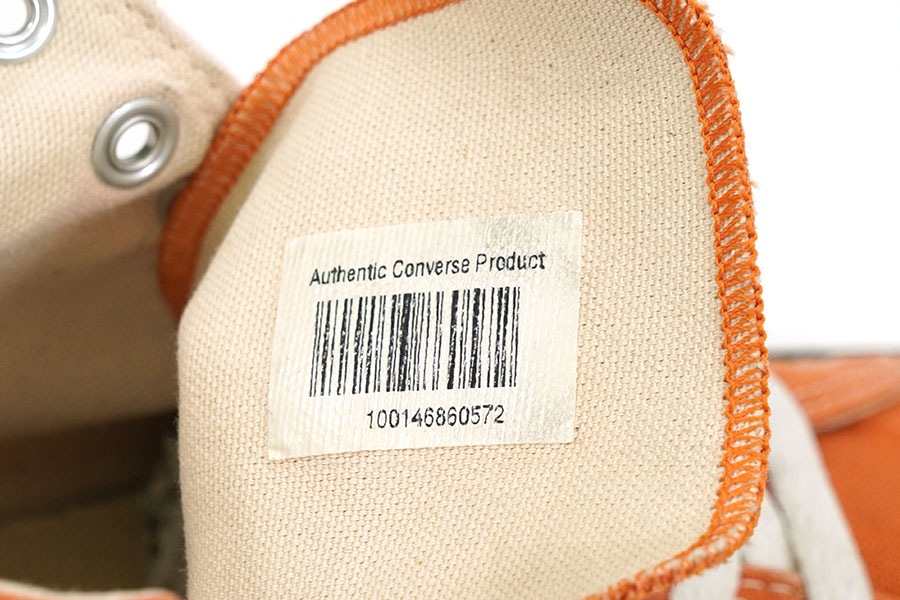 90's コンバース オールスター HI レアカラー オレンジ 表記(10) USA製