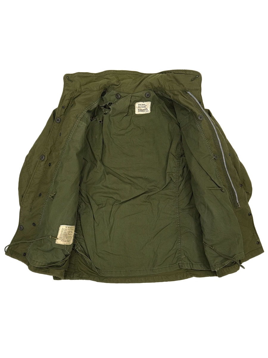 69's U.S.ARMY M-65 フィールドジャケット アルミジップ 表記