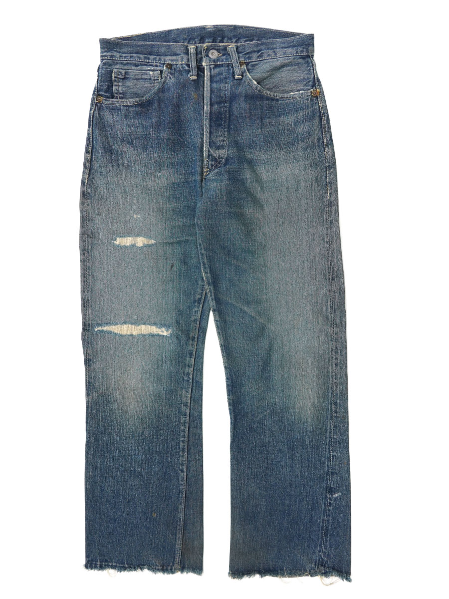 40's WW2 Levi's S501XX 月桂樹ボタン 無刻印リベット 極上雰囲気 実寸