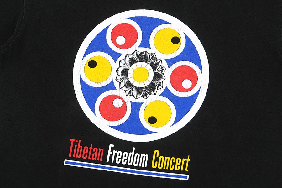 90's Winterland ''Tibetan Freedom Concert'' 両面プリントTシャツ