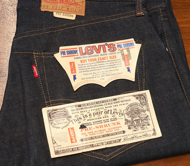 1960s DEAD STOCK , LEVIS 505E , Size W38 L32