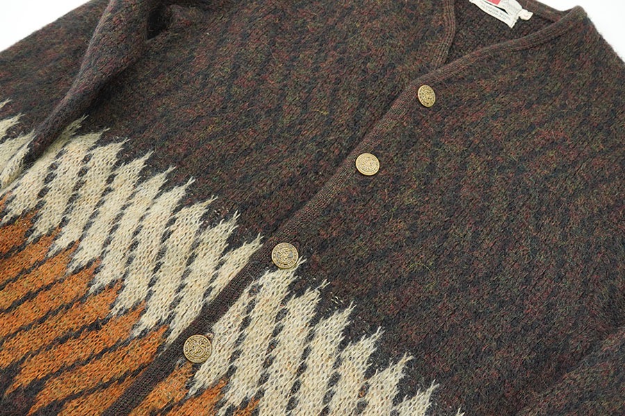 MILWAUKEE KNIT 60s ビンテージ モヘヤカーディガン 小さめ MILWAUKEE KNIT 60s ビンテージ モヘヤカーディガン 小さめ