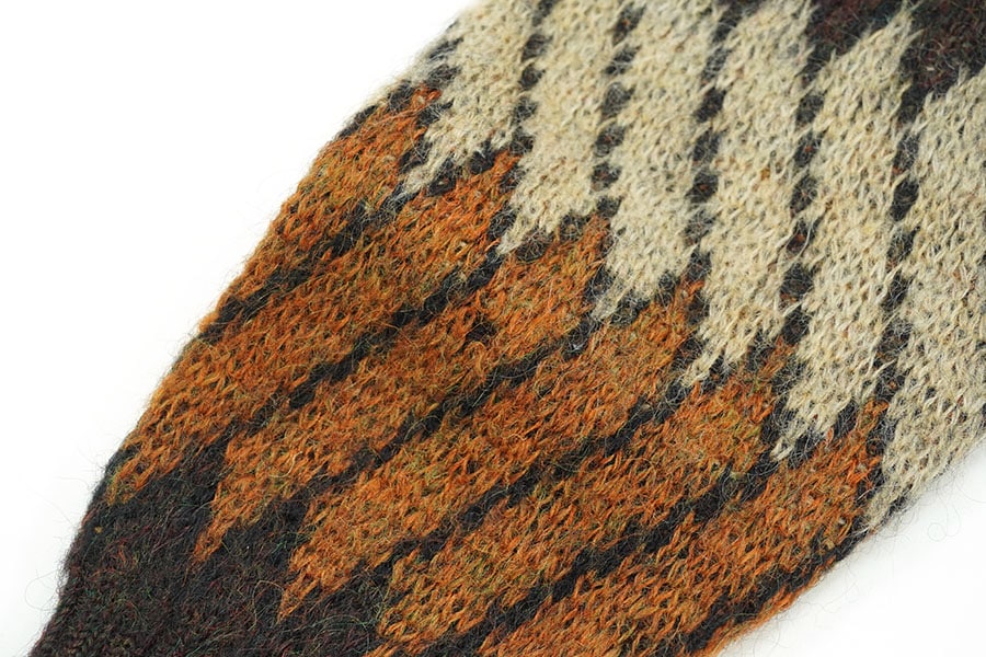 60's milwaukee knit 幾何学模様 ウール×モヘア ニット
