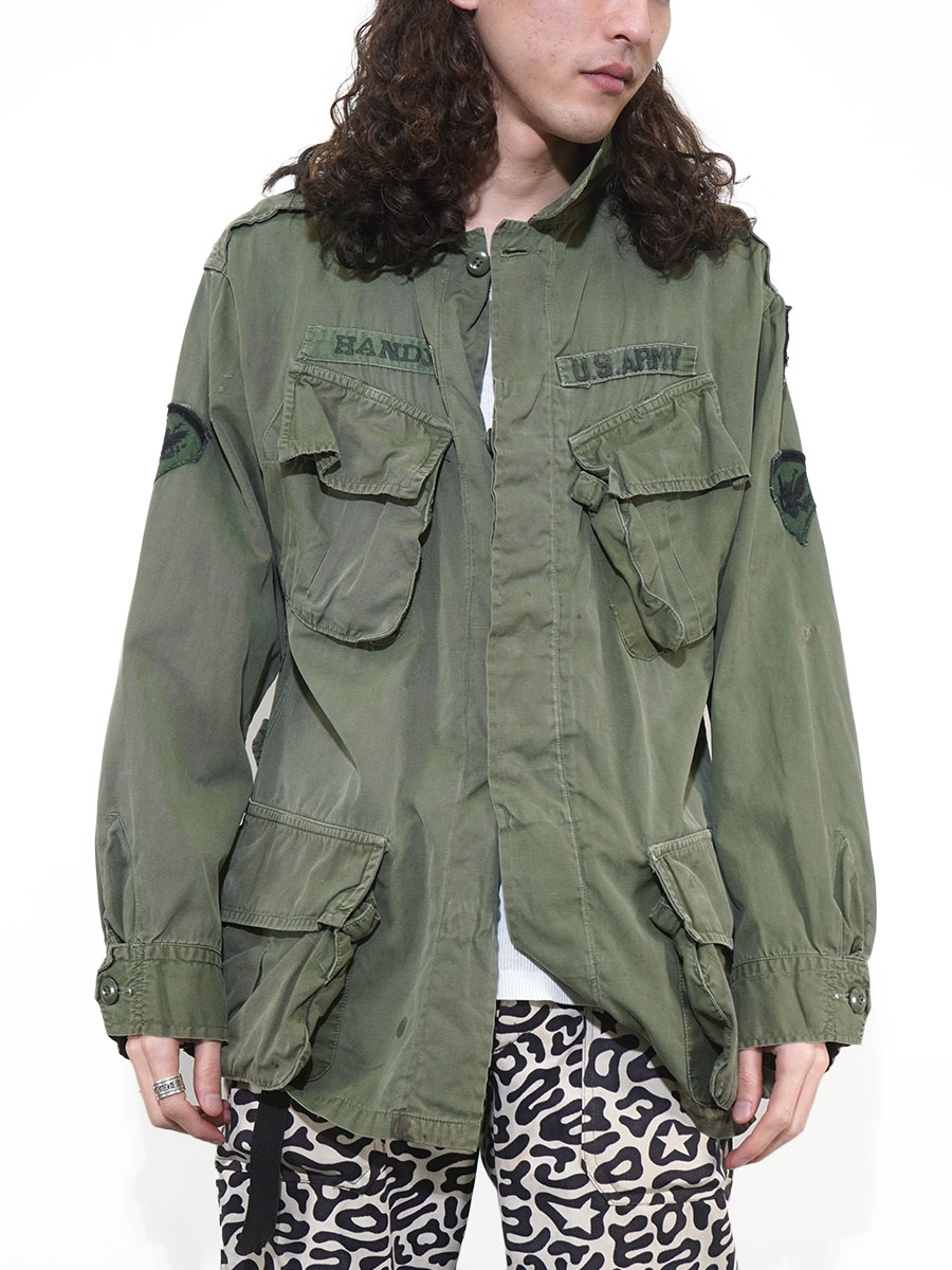 60's U.S.ARMY ファティーグジャケット 2nd ノンリップ 表記