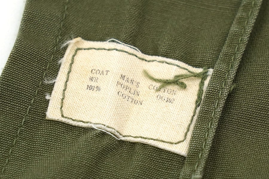 60's U.S.ARMY ファティーグジャケット 2nd ノンリップ 表記