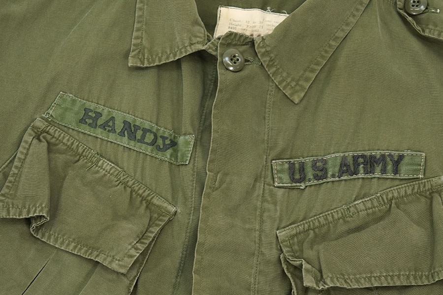 スペシャル！ 60s　ノンリップ　usarmyファティーグジャケット　2nd 60s 米軍 U.S.ARMY ジャングルファティーグジャケット 2nd