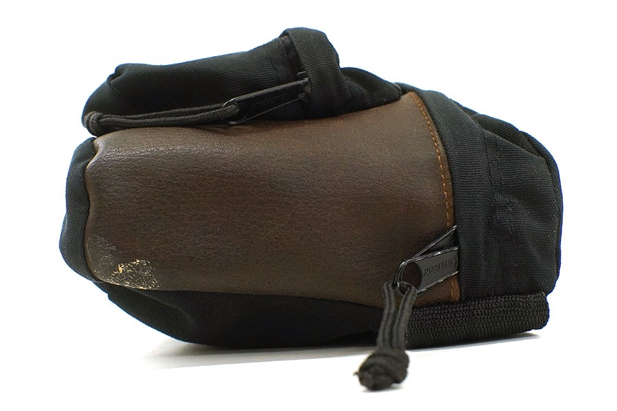 80's～ EASTPAK レザー切り替え ウエストポーチ ブラック USA製