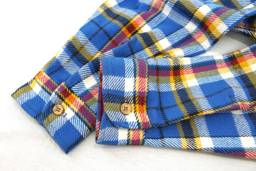 70's~ BIGMAC ネルシャツ 青×黒 好配色 単色タグ m92146089213_1.jpg?1700136807