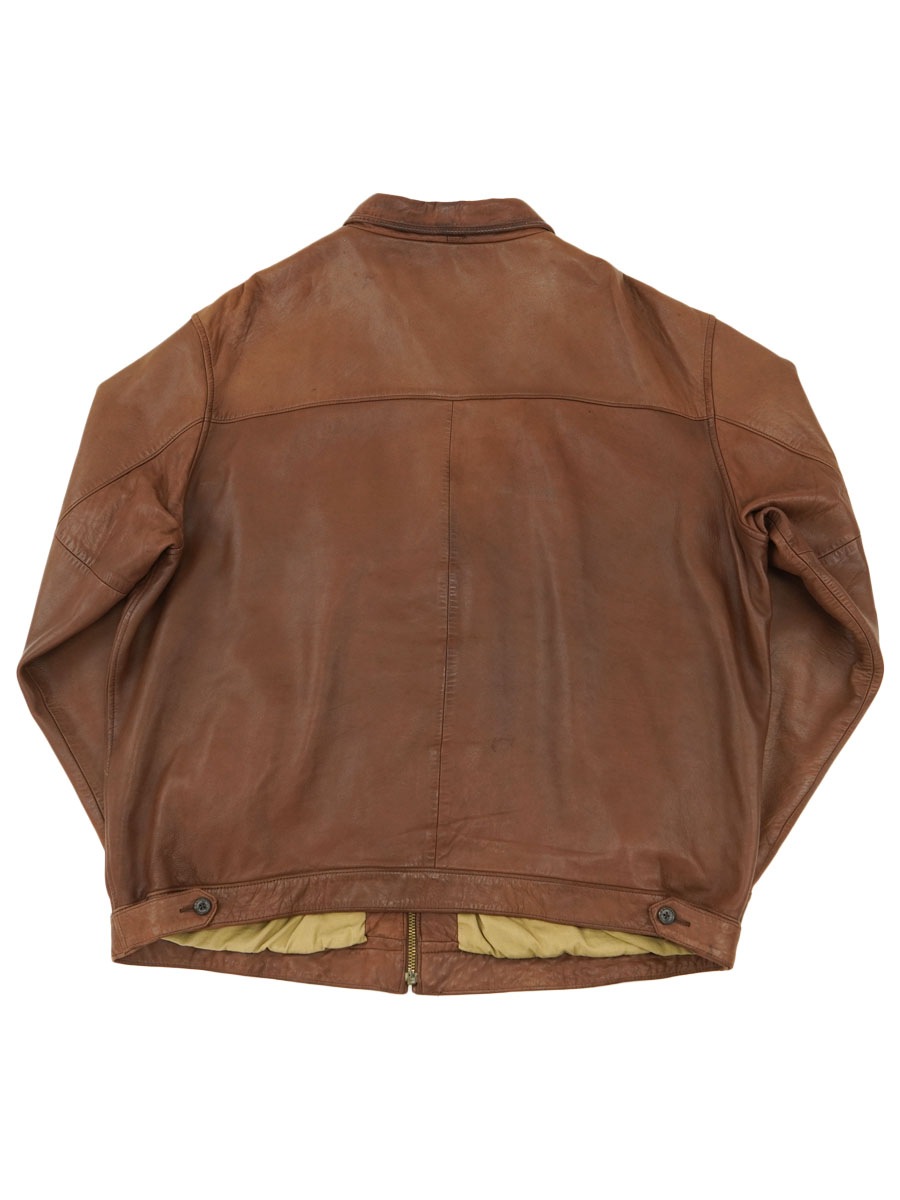 ラルフローレン レザースウィングトップ ブラウン 表記(XXL) | すべて