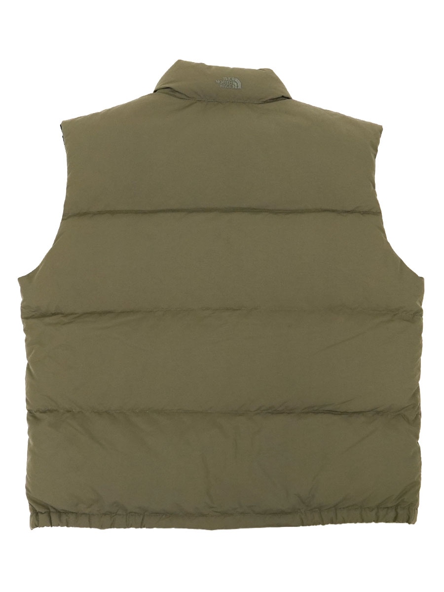 THE NORTH FACE ナイロンシェル ダウンベスト カーキ 表記(XL