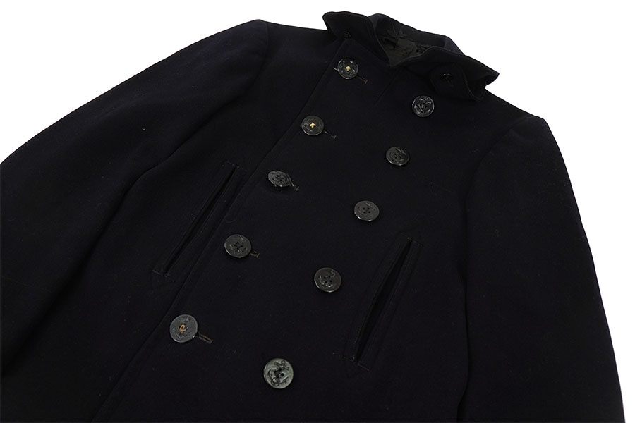 40's U.S.NAVY 10ボタン Pコート 実寸(36位)② | MILITARY