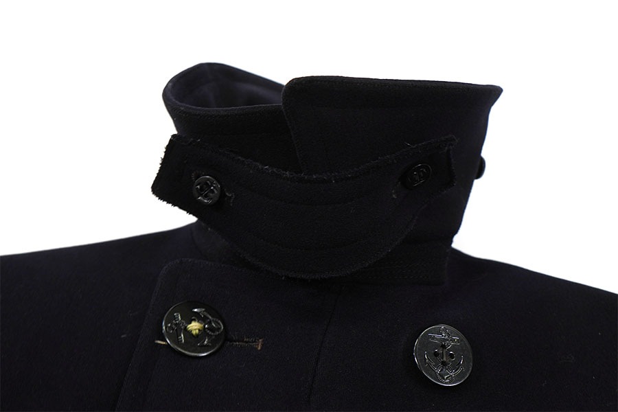 40's U.S.NAVY 10ボタン Pコート 実寸(36位)② | MILITARY
