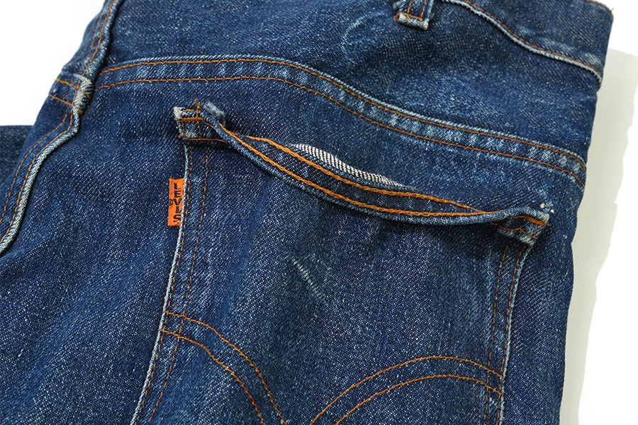 60's Levi's 606 オレンジタブ BIG-E デニムパンツ 良色落ち 実寸(W33 L28)