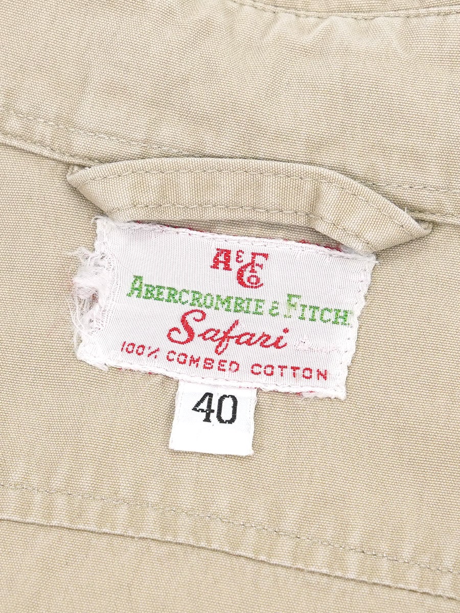 70's Abercrombie&Fitch ''Safari'' サファリジャケット 表記(40